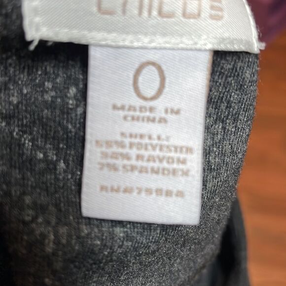 Chico’s Knit Dress,  grey reptile print - Picture 8 of 8